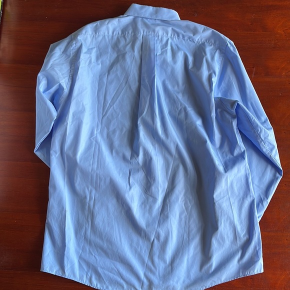 Van Heusen Dress Shirt Size 16 1/2 32/33 (Large) Light Blue - Picture 3 of 4
